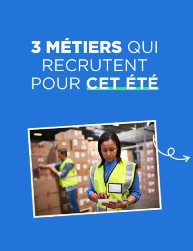 métiers qui recrutent cet été