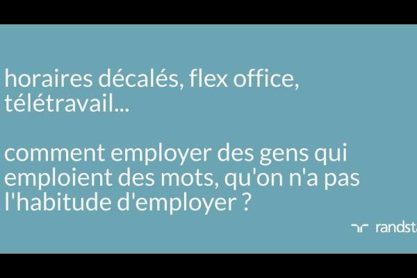 nouveaux modes de travail