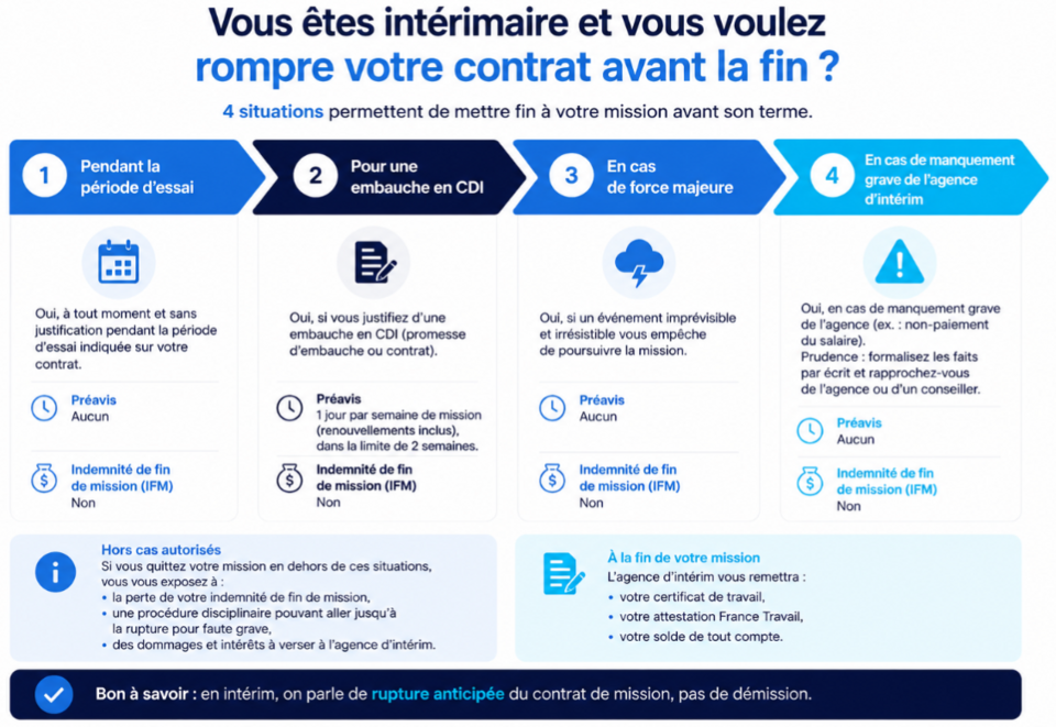 Rupture Contrat Interim Par Le Salarie